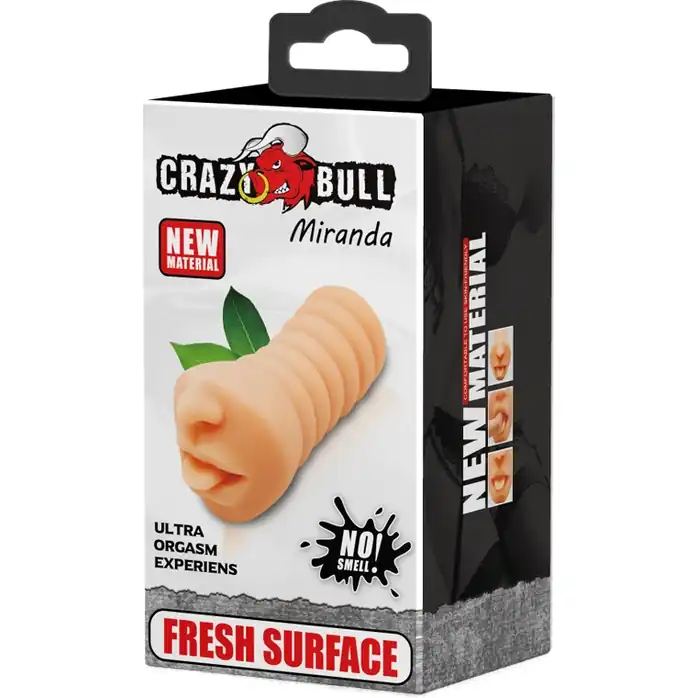 Мастурбатор-ротик с язычком Miranda - Crazy Bull. Фотография 5.