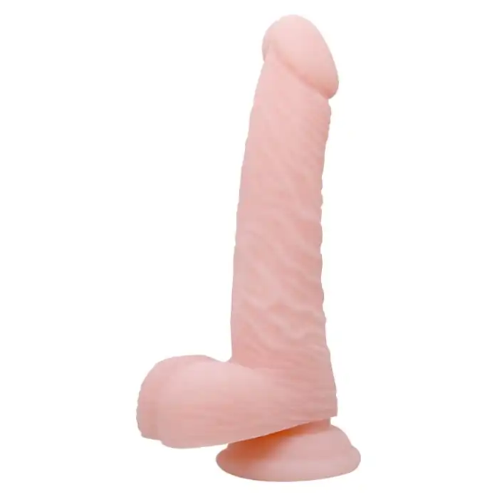 Телесный фаллоимитатор с присоской Super Dildo - 18,8 см. Фотография 2.