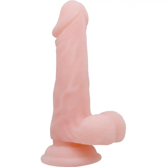 Телесный фаллоимитатор на присоске Super Dildo - 16,5 см. Фотография 2.