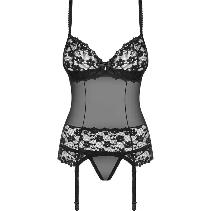 Изящный корсаж Letica из прозрачной вуали - Sexy. Фотография 3.