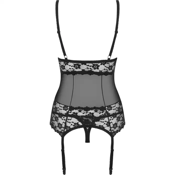 Изящный корсаж Letica из прозрачной вуали - Sexy. Фотография 4.