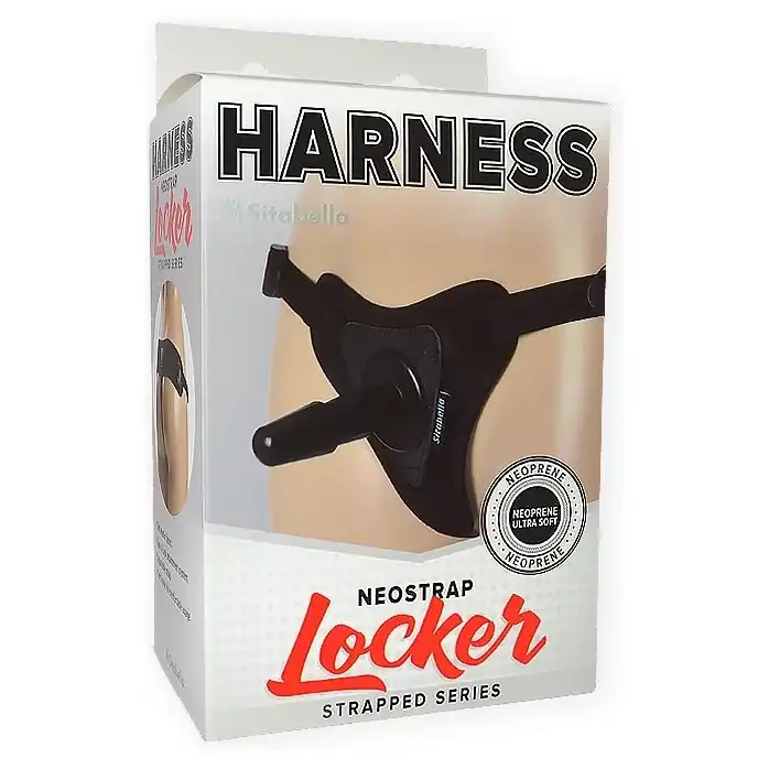 Черные трусики для страпона HARNESS Locker размера XS-M - BDSM accessories. Фотография 3.