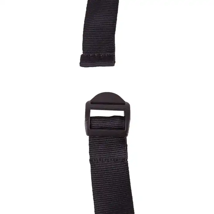 Черный кляп-шар на ремешках с пряжками - BDSM accessories. Фотография 5.