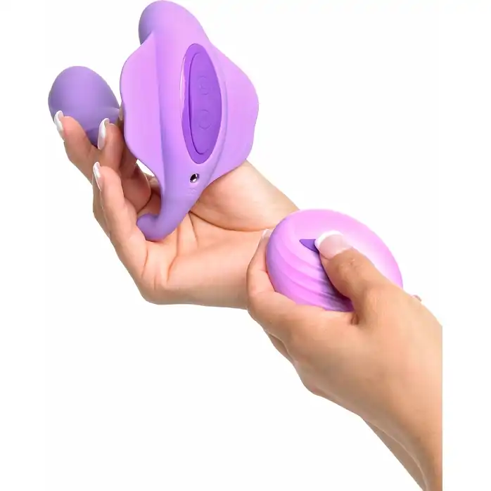 Сиреневый вибратор для зоны G с пультом ДУ G-Spot Stimulate-Her - Fantasy For Her. Фотография 9.
