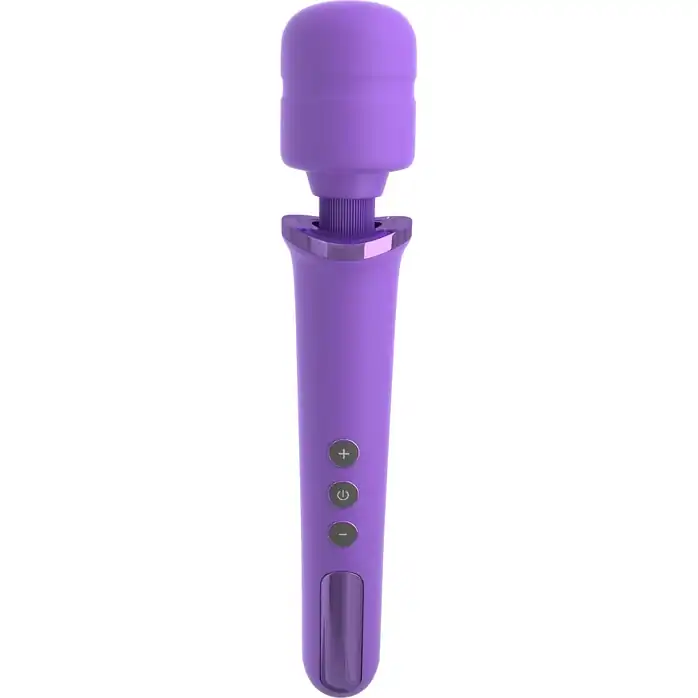 Фиолетовый вибромассажер Rechargeable Power Wand - Fantasy For Her