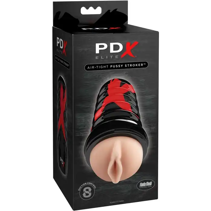 Телесный мастурбатор-вагина Air Tight Pussy Stroker - PDX Elite. Фотография 2.