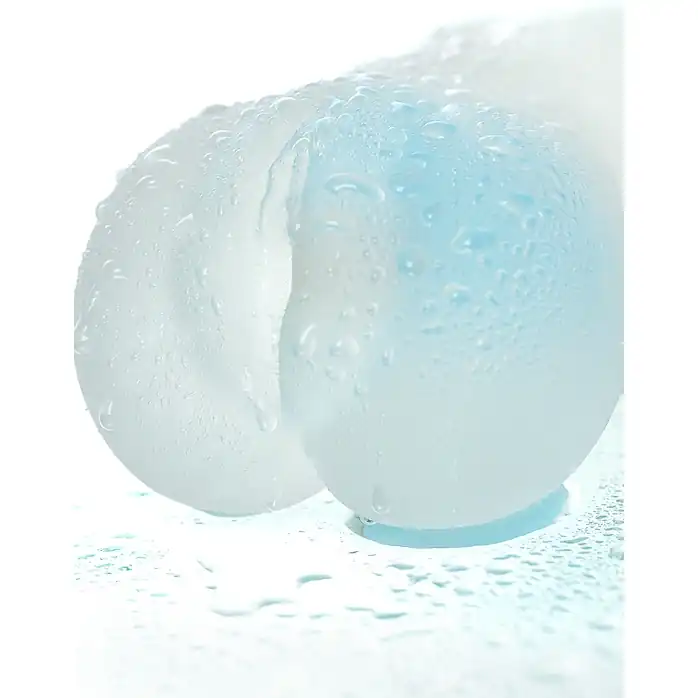 Прозрачный реалистичный мастурбатор Juicy Pussy Hot Crystal - Juicy Pussy. Фотография 9.