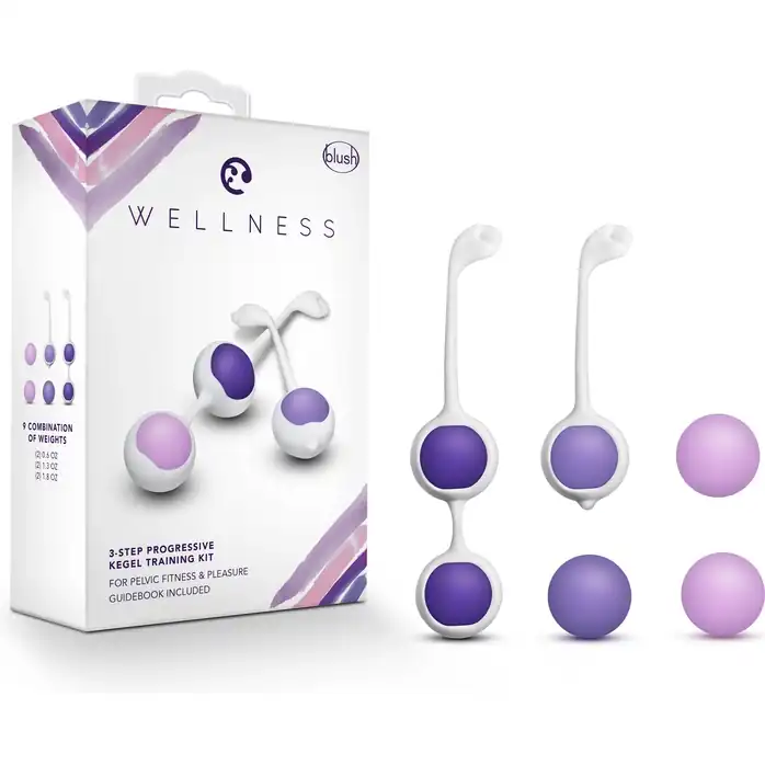 Комплект вагинальных шариков Kegel Training Kit - Wellness. Фотография 3.