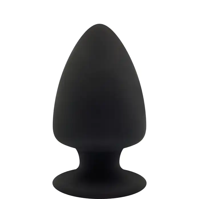 Черная анальная пробка PREMIUM SILICONE PLUG S - 9 см. - Cheeky Love