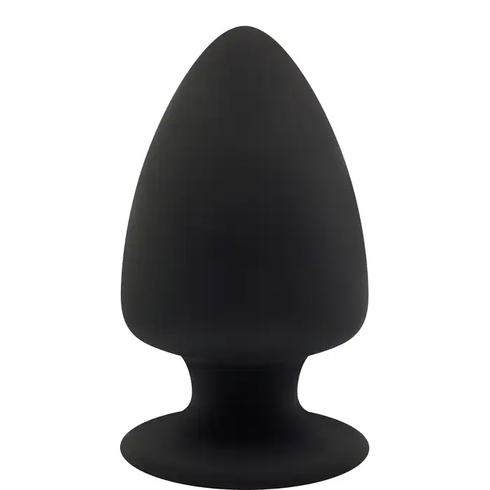 Черная анальная пробка PREMIUM SILICONE PLUG M - 11 см. - Cheeky Love