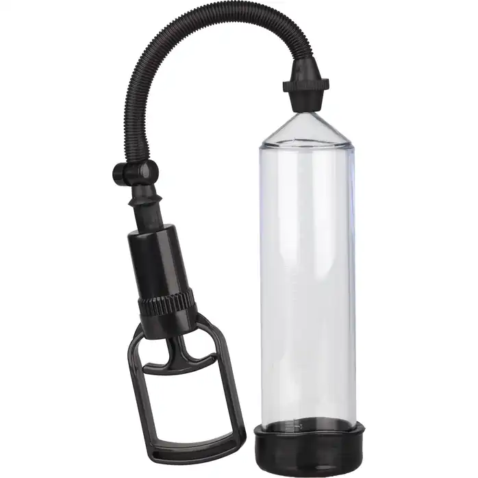 Прозрачная вакуумная помпа Trigger Handle Penis Pump - MenzStuff