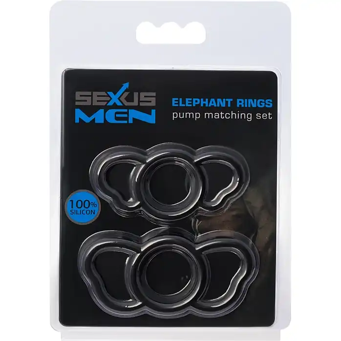 Набор из двух эрекционных колец ELEPHANT RINGS - Sexus Men. Фотография 5.