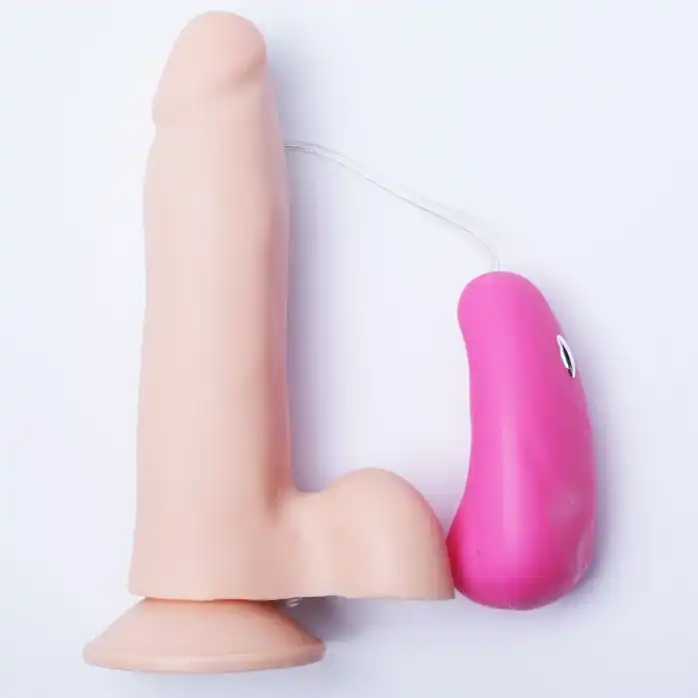 Телесный вибратор-реалистик - 20 см