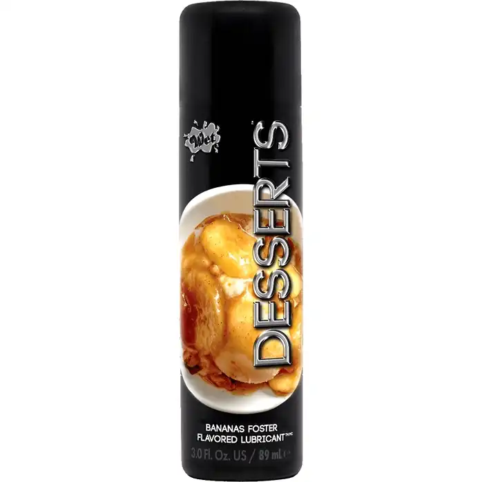 Лубрикант Wet Desserts Bananas Foster с ароматом бананового десерта - 89 мл - Wet Desserts Flavored
