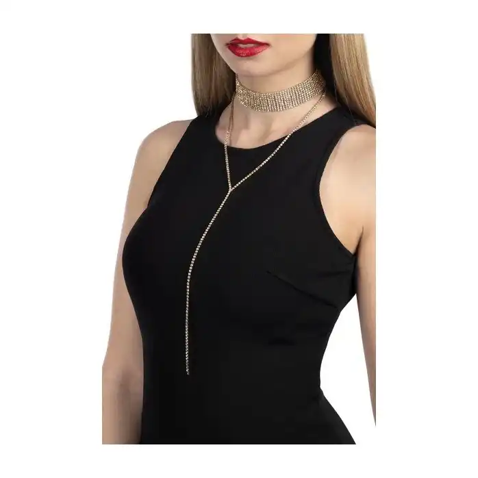 Золотистое украшение на шею COLLIER EMMA OR