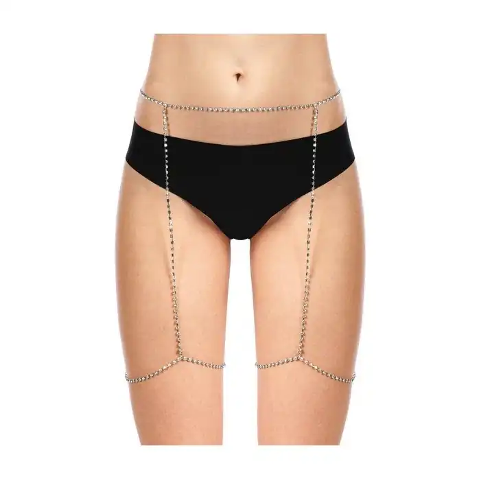 Серебристые гартеры BIJOUX P-JARRETELLES ARGENT