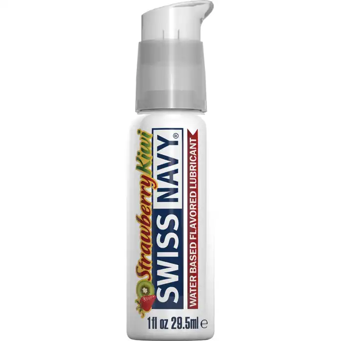 Лубрикант Swiss Navy Strawberry Kiwi Lube с ароматом клубники и киви - 29,5 мл - Flavor Lubes