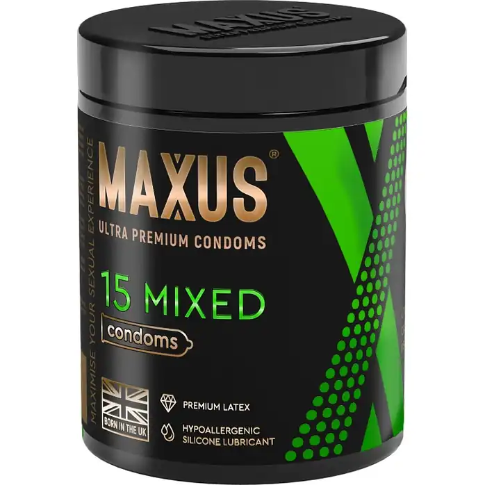 Презервативы MAXUS Mixed - 15 шт