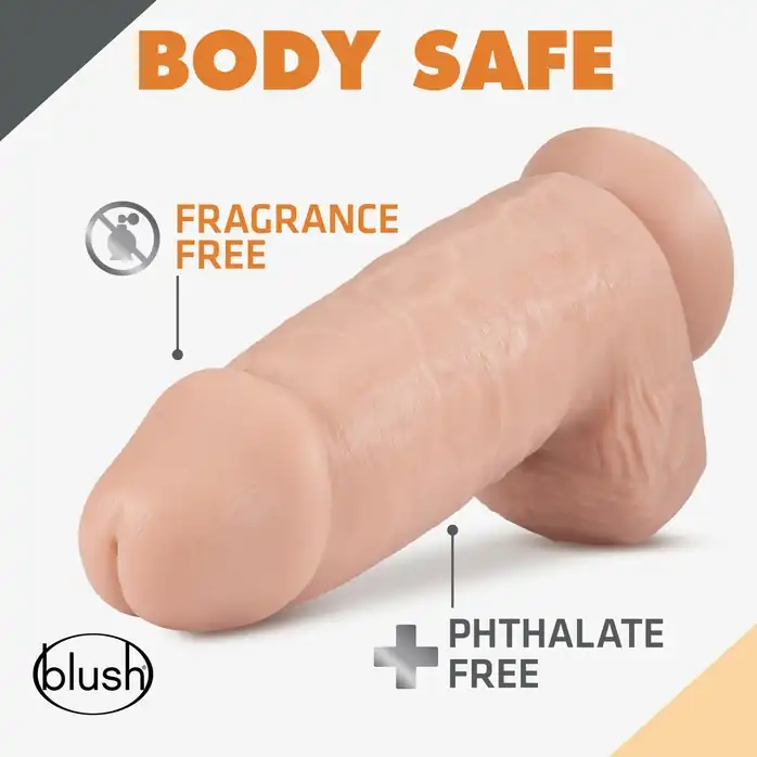 Телесный фаллоимитатор с мошонкой Dr. Chubbs - 25,4 см - Dr. Skin. Фотография 6.