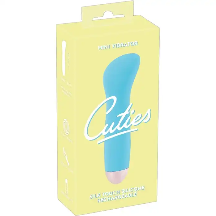Голубой мини-вибратор Cuties Mini - 12,9 см - You2Toys. Фотография 7.