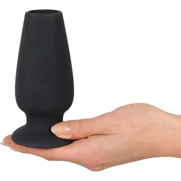 Черная анальная пробка с тоннелем Lust Tunnel Plug S - 7,5 см - You2Toys. Фотография 4.