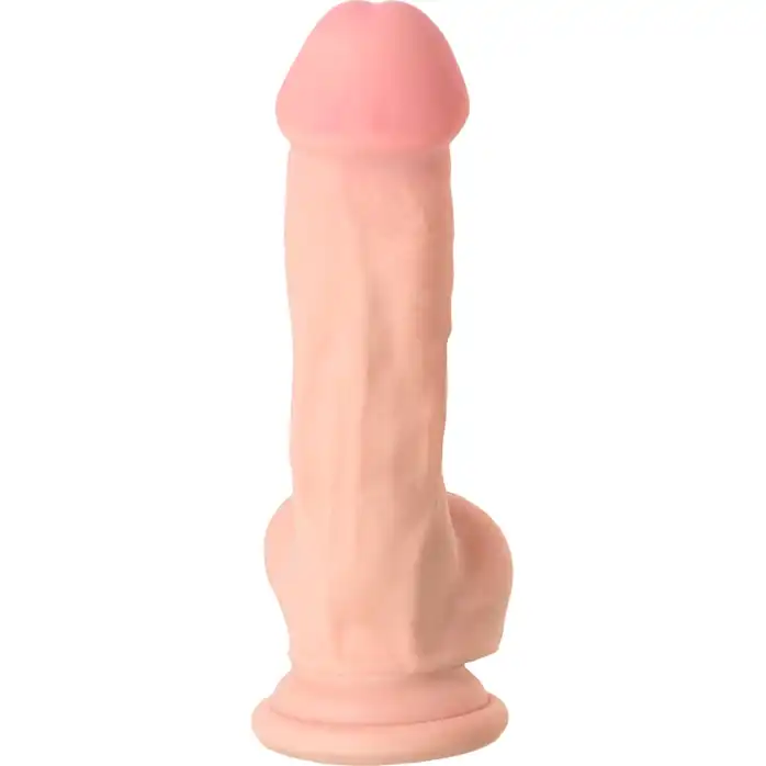 Телесный вибратор-реалистик Harvey - 20 см - RealStick Elite. Фотография 5.