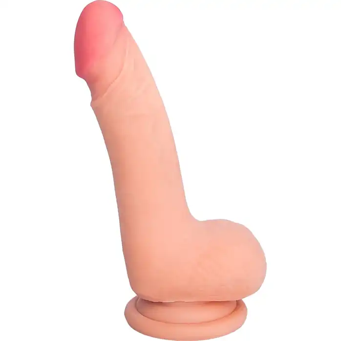 Телесный фаллоимитатор-реалистик Nathan - 18,5 см - RealStick Elite