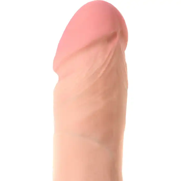 Телесный реалистичный вибратор-ротатор Brandon - 20 см - RealStick Elite. Фотография 10.