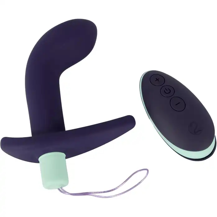 Темно-фиолетовый вибростимулятор простаты с пультом ДУ Remote Controlled Prostate Plug - You2Toys