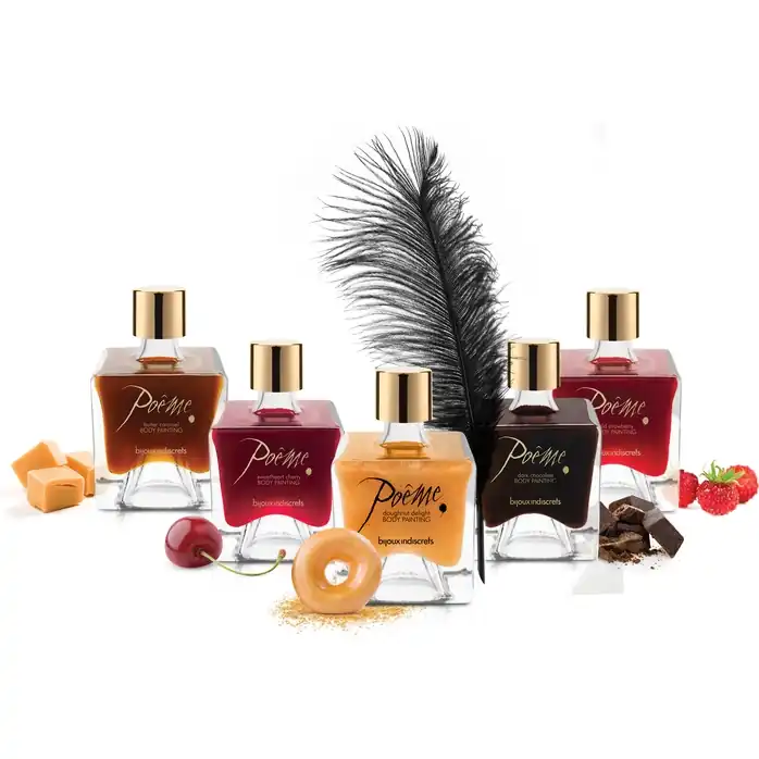 Краска для тела POÊME Wild Strawberry с ароматом клубники - 50 гр. Фотография 2.