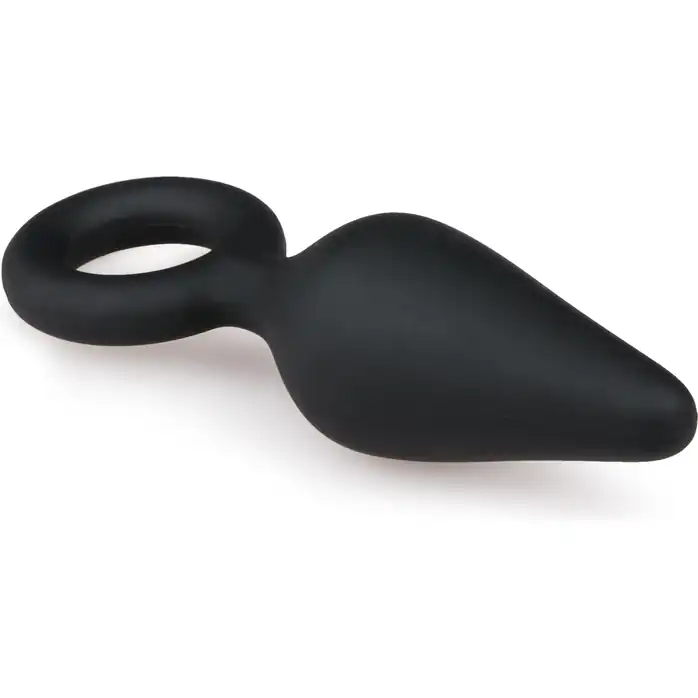 Черная малая анальная пробка Pointy Plug - 8,5 см - Anal Collection. Фотография 2.