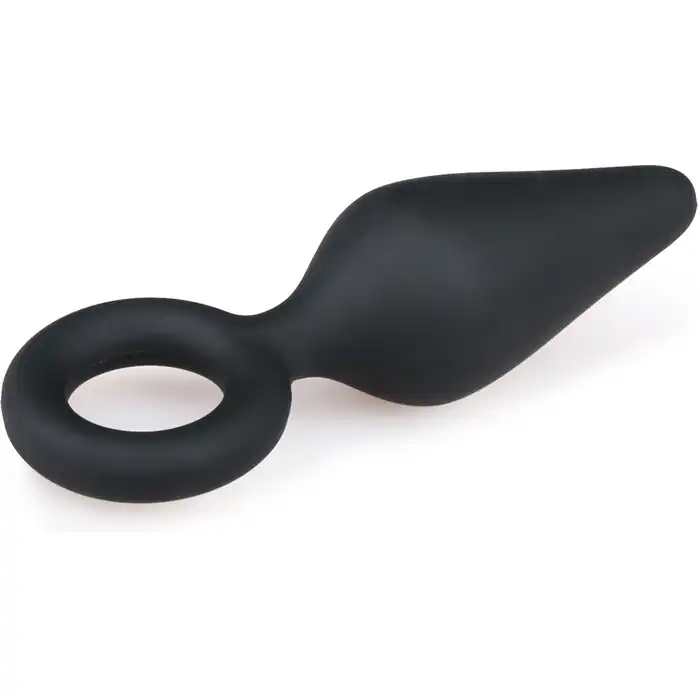 Черная малая анальная пробка Pointy Plug - 8,5 см - Anal Collection. Фотография 3.