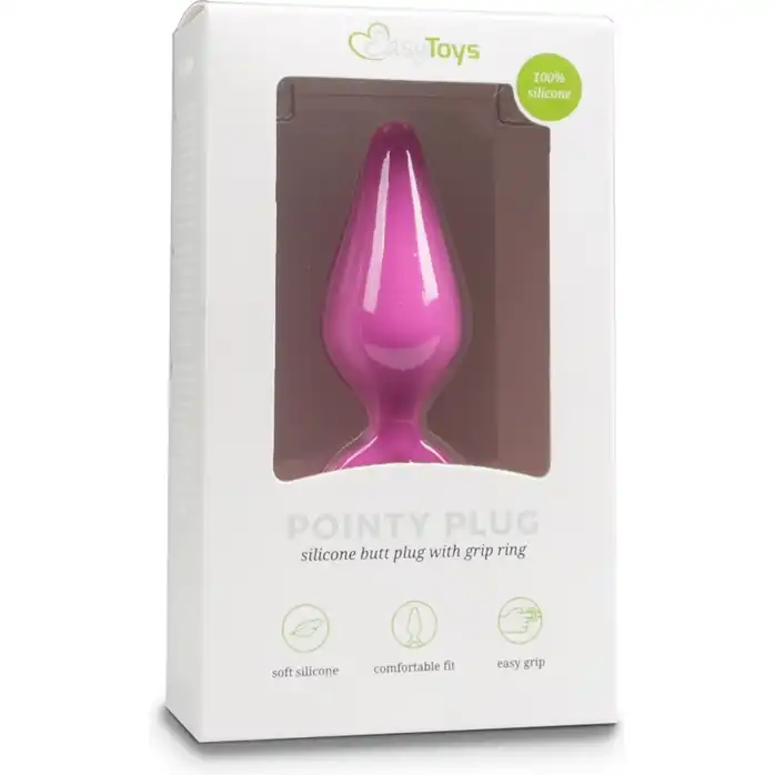 Розовая анальная пробка Pointy Plug - 15,5 см - Anal Collection. Фотография 5.