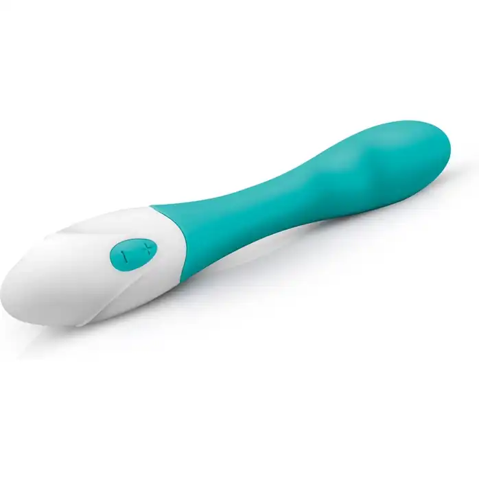 Зеленый вибратор для G-стимуляции Tate G-Spot Vibrator - 20 см - Good Vibes Only. Фотография 2.