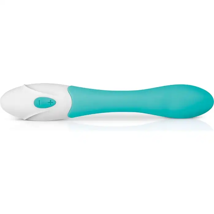 Зеленый вибратор для G-стимуляции Tate G-Spot Vibrator - 20 см - Good Vibes Only. Фотография 3.
