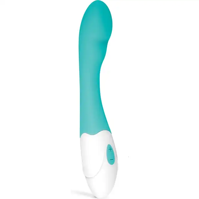 Зеленый вибратор для G-стимуляции Tate G-Spot Vibrator - 20 см - Good Vibes Only