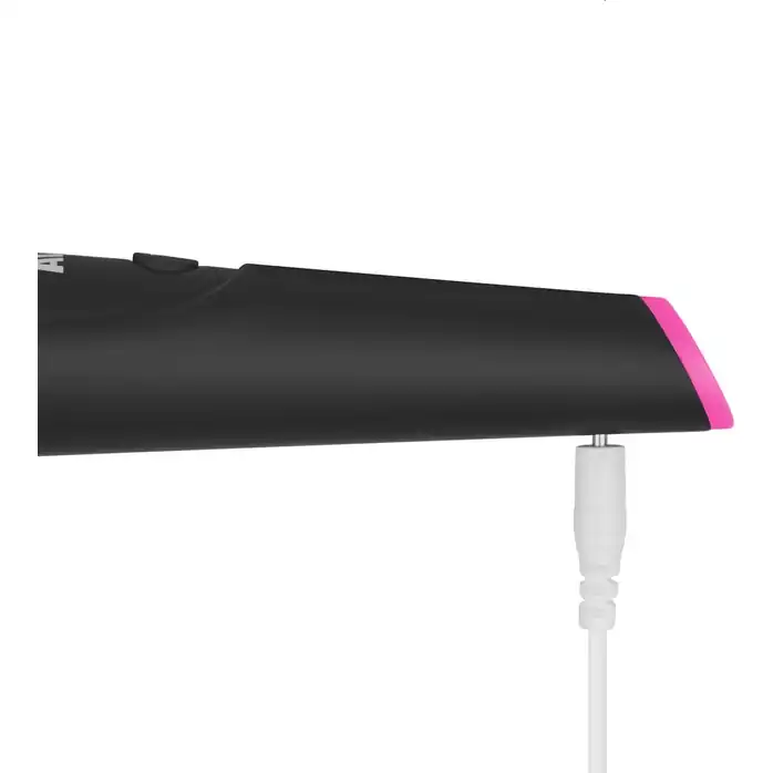 Розово-черный вибромассажер Yiva Power Massager - Yiva. Фотография 4.
