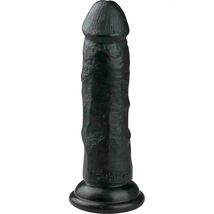 Черный фаллоимитатор Realistic Dildo - 15,5 см - Dildo Collection