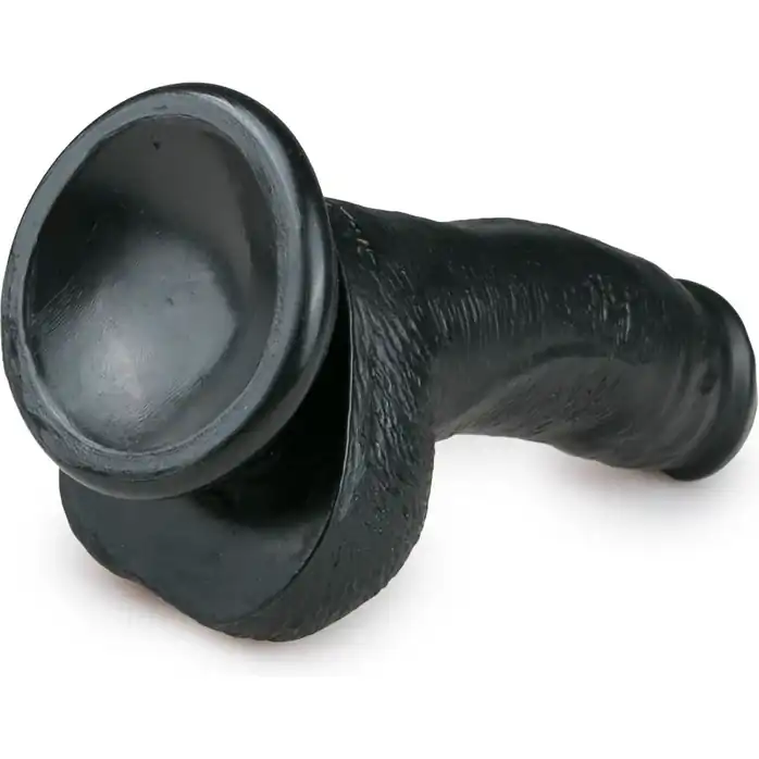 Черный фаллоимитатор Realistic Dildo - 15 см - Dildo Collection. Фотография 2.