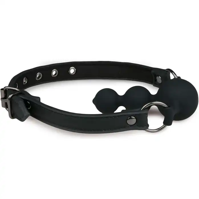 Кляп-ёлочка Easytoys Ball Gag With Silicone Beads - Fetish Collection. Фотография 2.