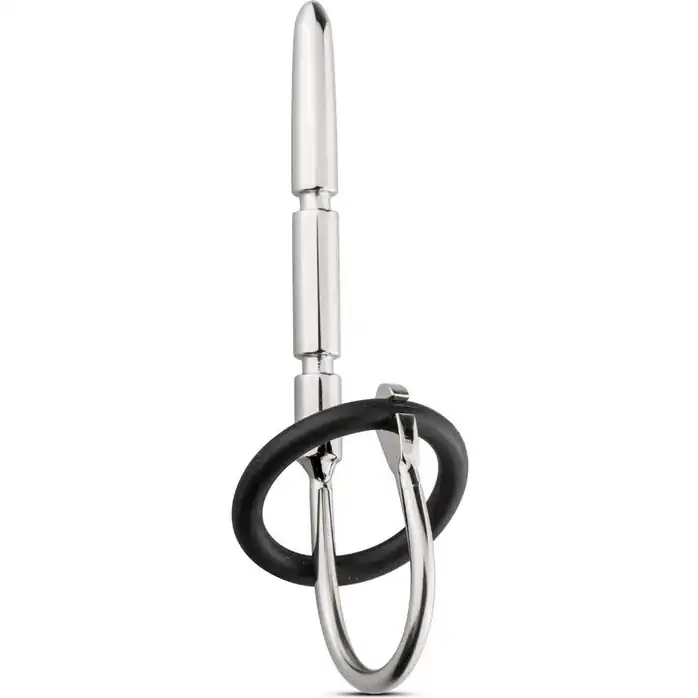 Серебристый уретральный стимулятор Sinner Prince - 11,5 см - Sinner Gear Unbendable
