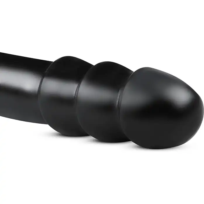 Черный фаллоимитатор MadBull Muzzl - 28,9 см - BUTTR. Фотография 4.