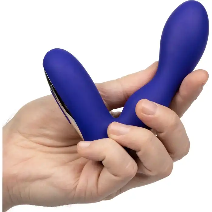 Синий анальный вибратор Eclipse Pleasure Probe - 13,25 см - Eclipse. Фотография 6.