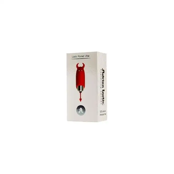 Красный вибростимулятор Devol Mini Vibrator - 8,5 см. Фотография 2.