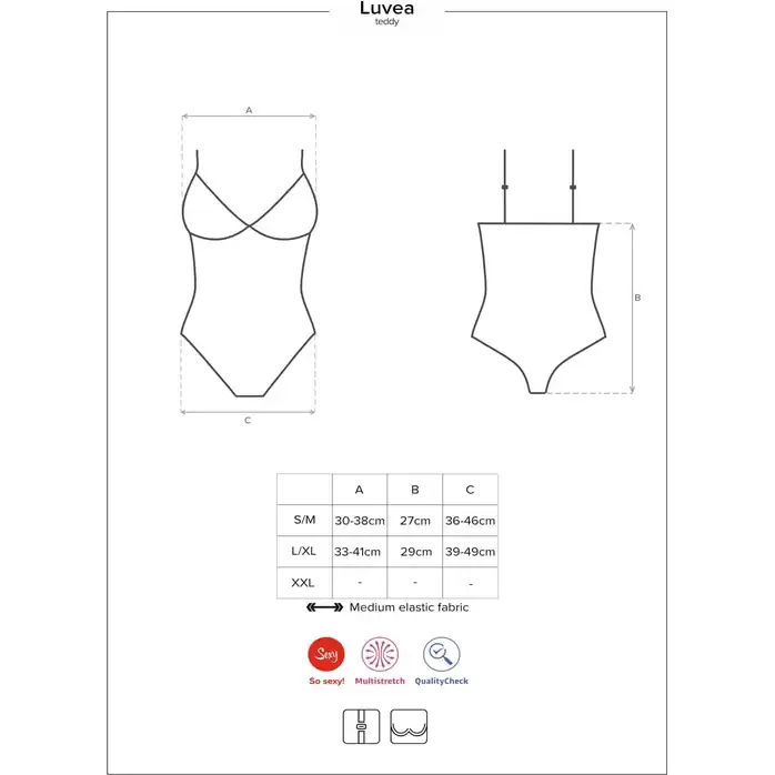 Кружевное боди Luvae - Sexy. Фотография 5.