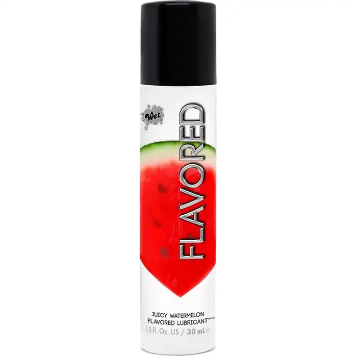 Лубрикант Wet Flavored Juicy Watermelon с ароматом арбуза - 30 мл - Wet Flavored