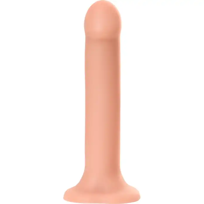 Телесный фаллос на присоске Silicone Bendable Dildo XL - 20 см