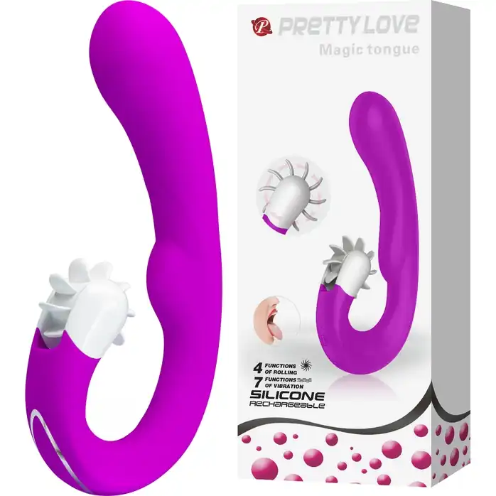 Вибратор Pretty Love Magic Tonque BI-040059 - УДАЛИТЬ!!!