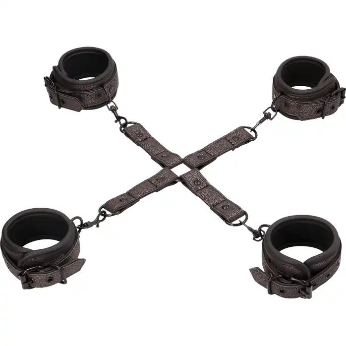 Набор наручников и поножей Elegant Hogtie - Ouch!