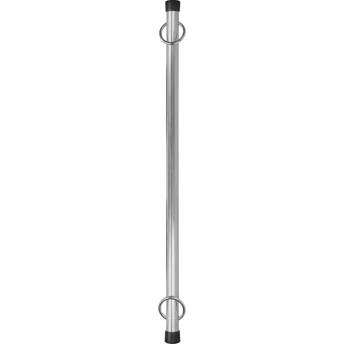 Красно-черные поножи с фиксатором Luxury Spreader Bar - Ouch!. Фотография 6.
